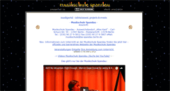 Desktop Screenshot of musikschule-spandau.de